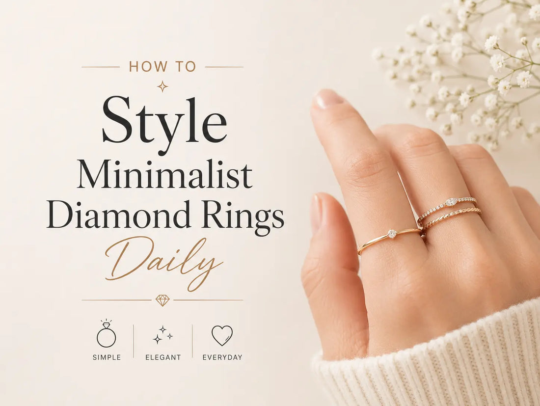 How to Style Minimalist Diamond Rings Daily