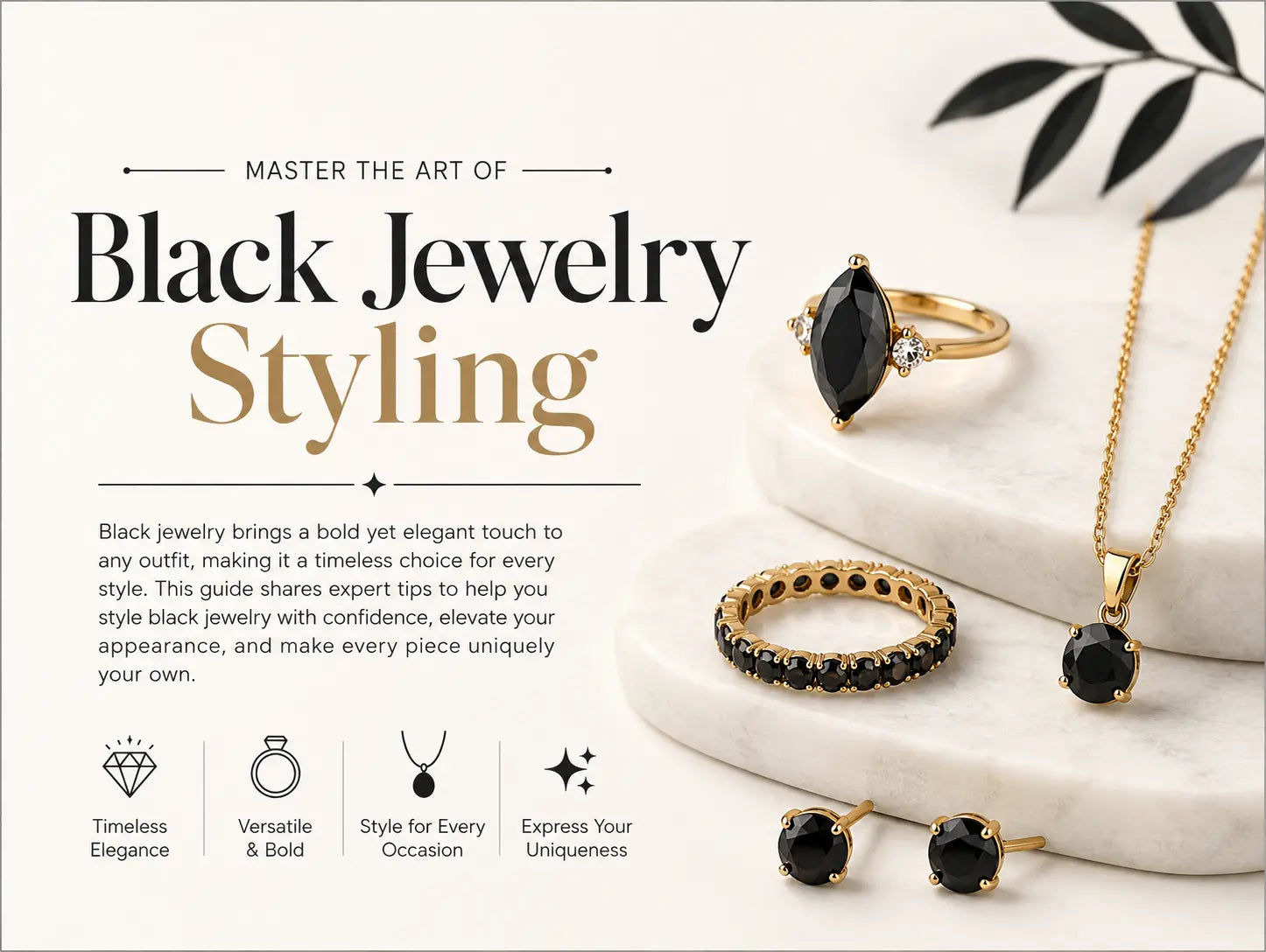 Master the Art of Black Jewelry Styling