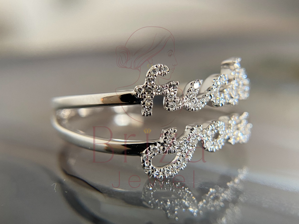 Statement Ring | Edgy Sterling Silver Lab Diamond Jewelry