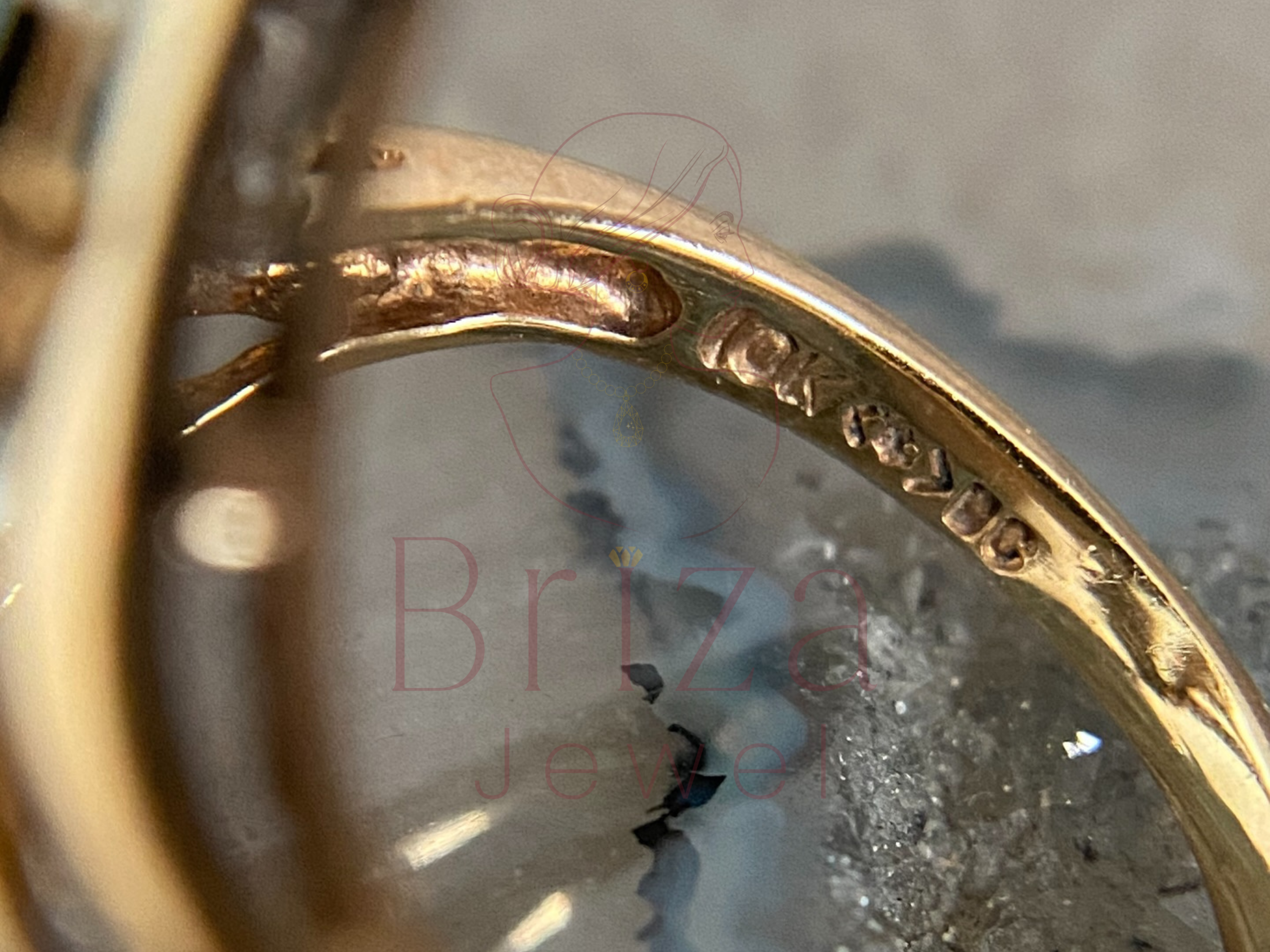 elegant blue stone jewelry worn on hand lifestyle view