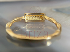 Serpent Ring | Dainty Gold Diamond Band Minimalist Jewelry