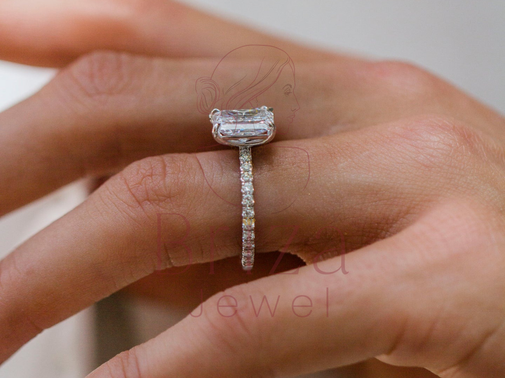 Mother Ring Two Stone | Toi et Moi Pear & Radiant Diamond Ring