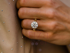 5 Carat Round Diamond Ring | 18K Yellow Gold Solitaire Ring