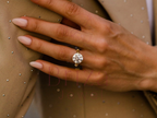 5 Carat Round Diamond Ring | 18K Yellow Gold Solitaire Ring