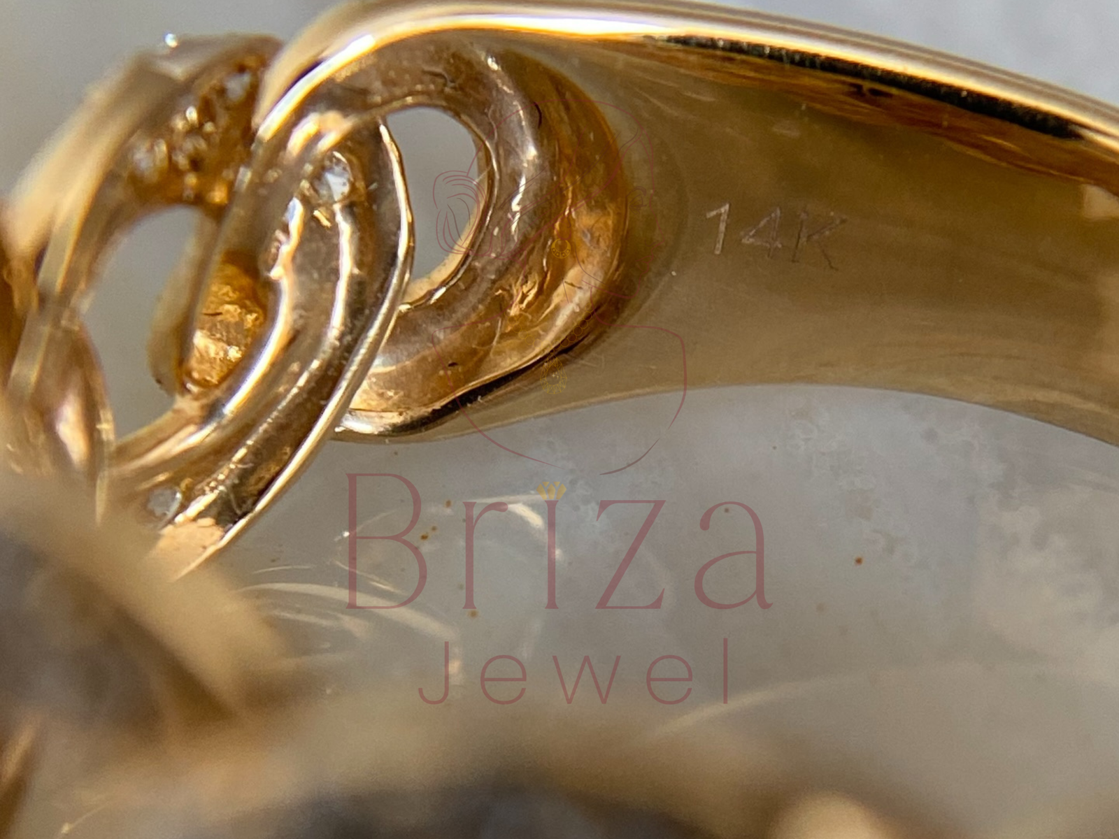 Cuban Ring | Yellow Gold Diamond Cuban Link Band