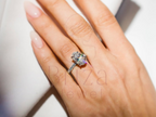 Oval Ring Diamond with Lab-Grown 3ct Pave Band Bridal