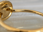 Pink Sapphire Eternity Band with Diamond Halo in Yellow Gold