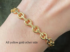 Gold bracelet by Briza Jewel