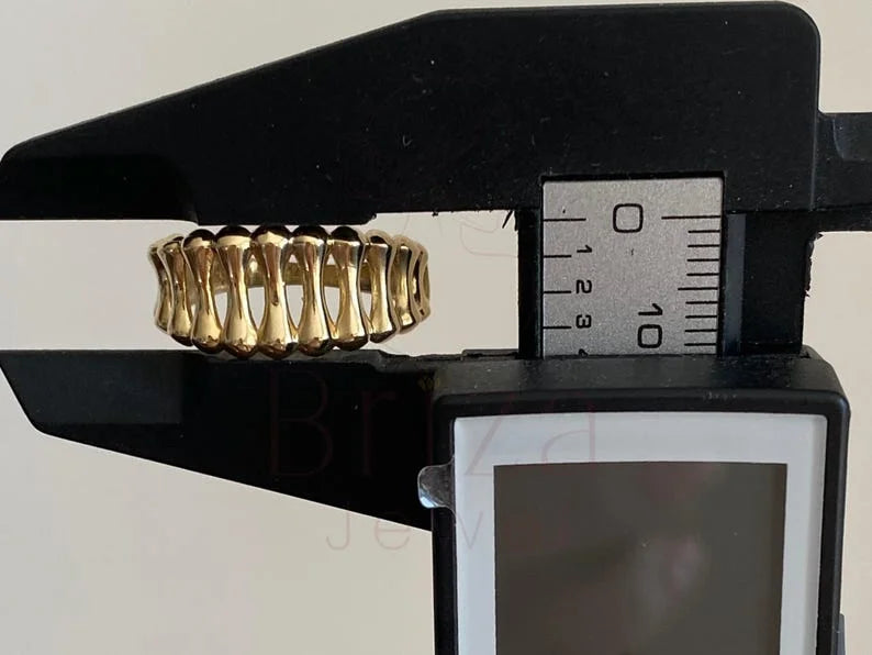 Wide Band - Gold Ring | Briza Jewel