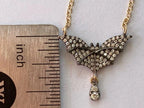 Diamond Bat Pendant - Necklace | Briza Jewel
