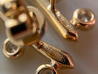Lab Grown Diamond Earrings - Modern Curved Design | Briza Jewel
