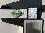 Cocktail Diamond Ring - White Gold Vintage | Briza Jewel