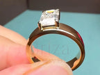 Lab Grown Engagement Ring - Emerald Cut Emerald Solitaire | Briza Jewel