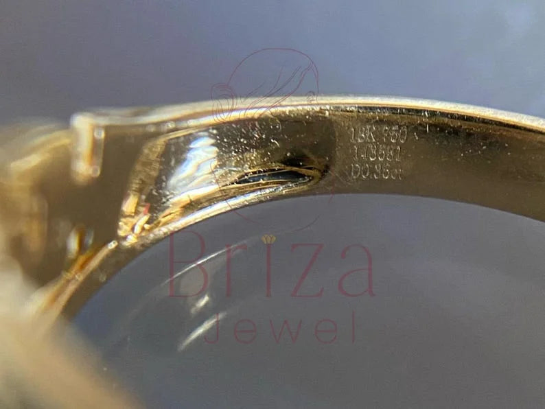 Infinity Diamond Ring - 14K Gold Pave | Briza Jewel