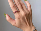 Vintage Ruby Engagement Ring - 14k Gold Diamond | Briza Jewel