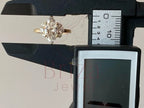 Floral Diamond Ring - Round Cluster | Briza Jewel