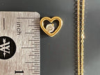 Heart Shape Diamond Pendant - Lab Grown Gold Minimalist Necklace | Briza Jewel