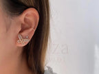 Butterfly Diamond Earring - Bridal Jewelry | Briza Jewel