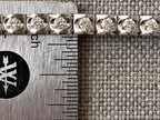 Round Diamond Tennis Bracelet - 18K White Gold | Briza Jewel