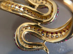 Gold Snake Ring - Diamond | Briza Jewel