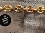 Gold Link Chain Bracelet - Oval Minimalist | Briza Jewel