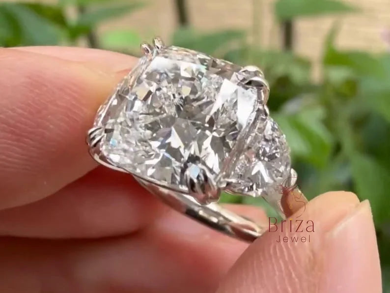 Cushion Cut Lab Grown Diamond Ring | Briza Jewel