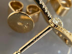 Bow Diamond Earrings - Baguette | Briza Jewel