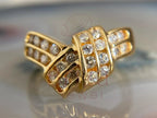 Vintage Moissanite Ring - Gold | Briza Jewel