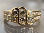 Real Diamond Ring for Men - Gold Vintage | Briza Jewel