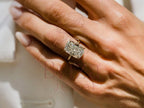 Lab Grown Cushion Cut Diamond Ring - Gold Solitaire | Briza Jewel