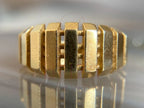 Vintage Hexagon Engagement Ring - Gold | Briza Jewel