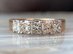 Princess Cut Engagement Ring - White Gold | Briza Jewel