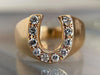 Gold Horseshoe Ring - Lab Grown Diamond