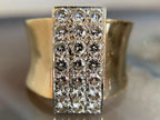 Unisex Wedding Ring - Gold Diamond | Briza Jewel