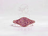 Pink Sapphire Engagement Ring - Rose Gold Pave