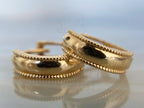Gold Hoop Earrings - Minimal | Briza Jewel