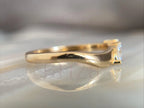 Three Stone Wedding Ring - Lab Grown 14K Gold Marquise Diamond | Briza Jewel