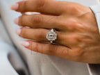 Emerald Cut Diamond Band - Lab Grown Ring | Briza Jewel