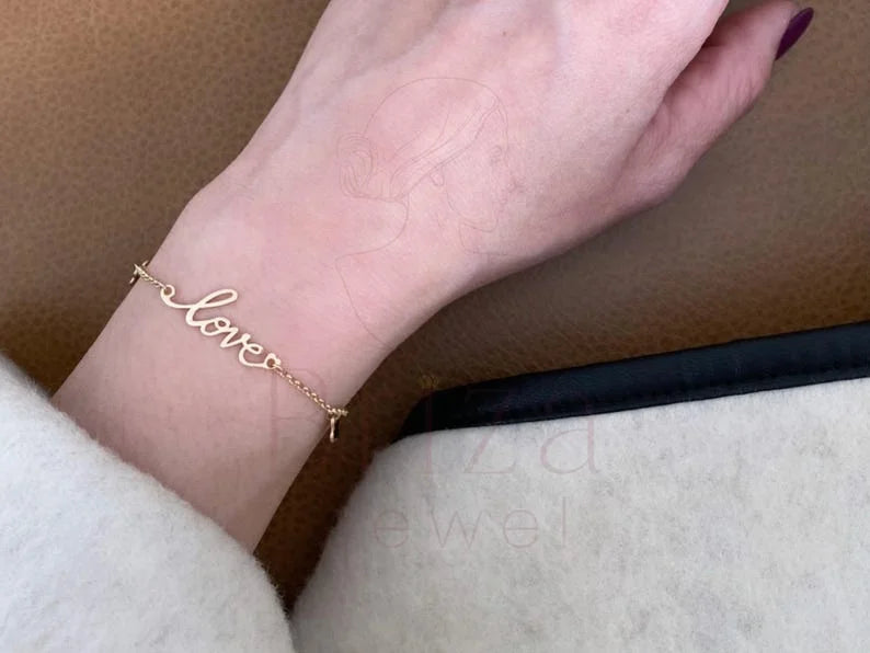 Gold Love Bracelet - Yellow Gold | Briza Jewel