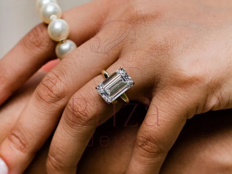 Emerald Cut Ring - Lab Grown Diamond | Briza Jewel