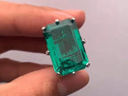 Art Deco Engagement Ring - Emerald Cut Diamond Ring | Briza Jewel