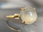 Moonstone Ring - 14K Gold | Briza Jewel