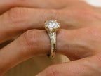 Round Cut Diamond Wedding Ring - Vintage | Briza Jewel