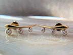 Lab Grown Diamond Earrings - Modern Curved Design | Briza Jewel