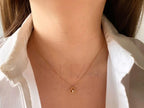 Heart Shape Diamond Pendant - Lab Grown Gold Minimalist Necklace | Briza Jewel