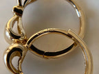 Gold Bow Earrings - Minimalist | Briza Jewel