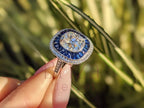Cushion Cut Halo Engagement Ring - Diamond | Briza Jewel