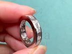 Baguette Moissanite Band - Eternity Ring | Briza Jewel