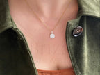 Round Diamond Pendant - Luxury Moissanite Necklace | Briza Jewel