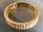 Gold Eternity Band - Diamond Ring | Briza Jewel